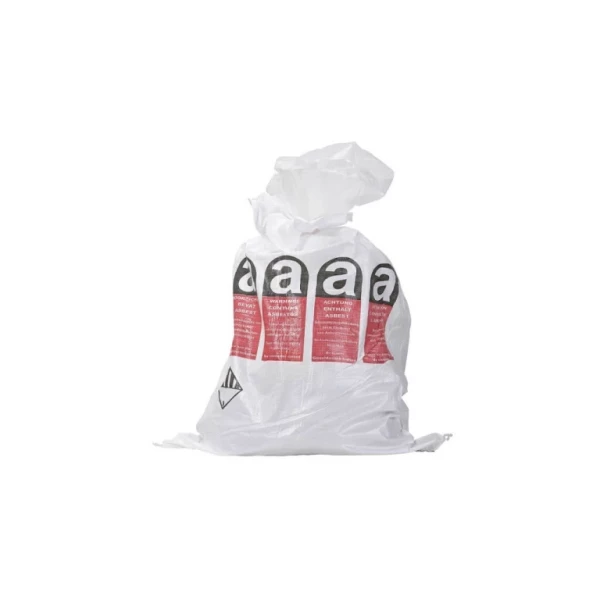 Saco para amianto con liner interior de PE (80×120 cm)